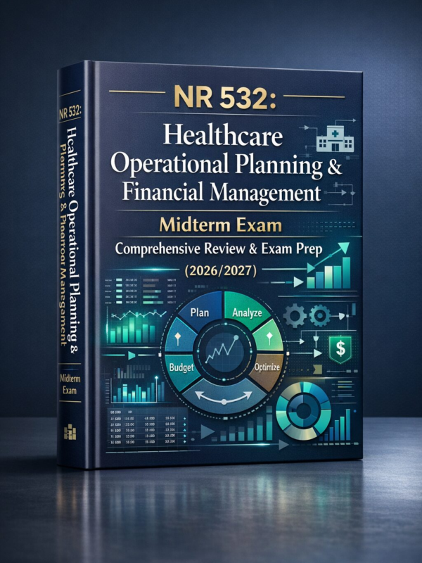Create a polish (57) NR 532 Healthcare Operational Planning & Financial Management Midterm Exam Comprehensive Review & Prep 2026/2027