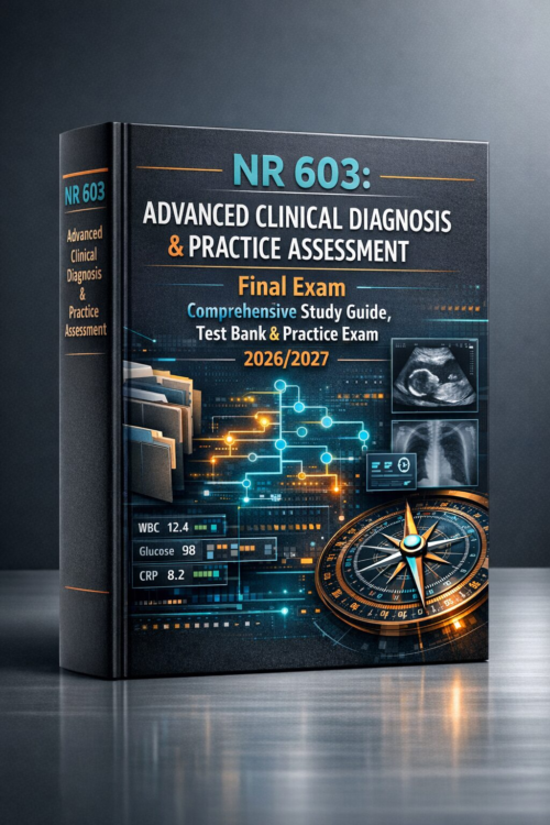 Create a polish (63) NR 603 Final Exam Study Guide 2026/2027 | Test Bank & Clinical Practice Exam