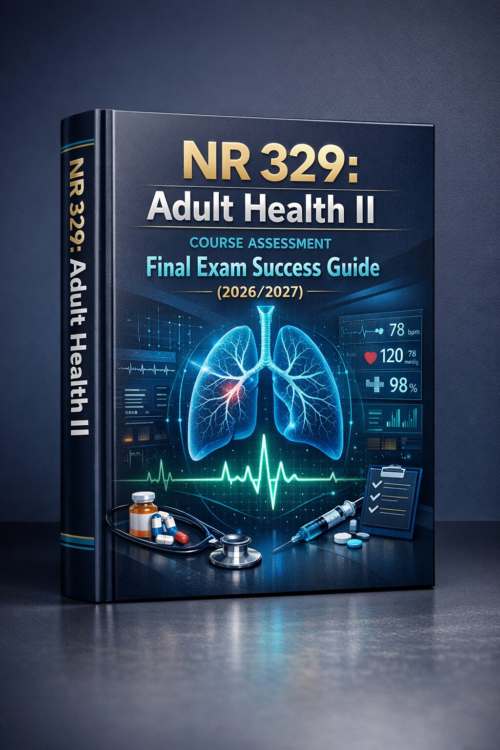 NR 329 Adult Health II Course Assessment Final Exam Success Guide 2026/2027