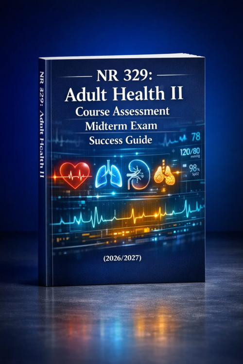 NR 329 Adult Health II Course Assessment Midterm Exam Success Guide 2026/2027
