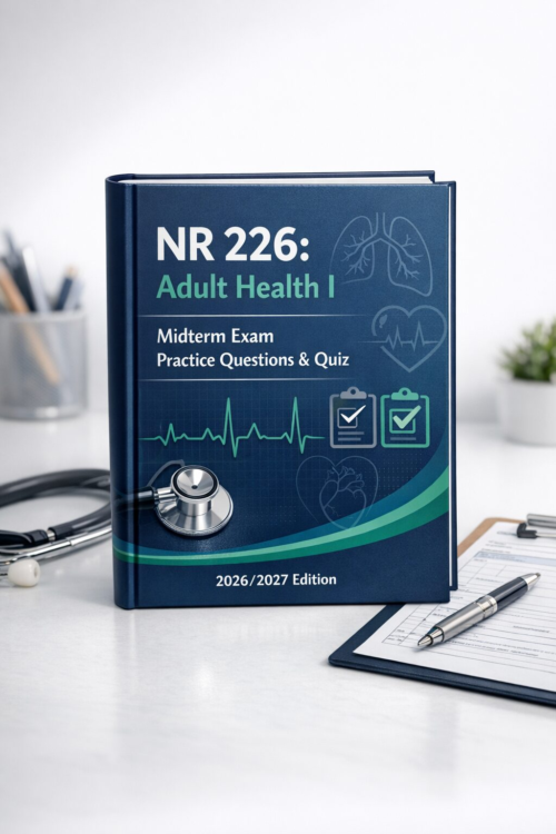 NR 226 Adult Health I Midterm Exam Practice Questions and Quiz 2026/2027