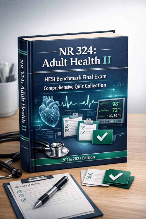 NR 324 Adult Health II HESI Benchmark Final Exam Comprehensive Quiz Collection 2026/2027
