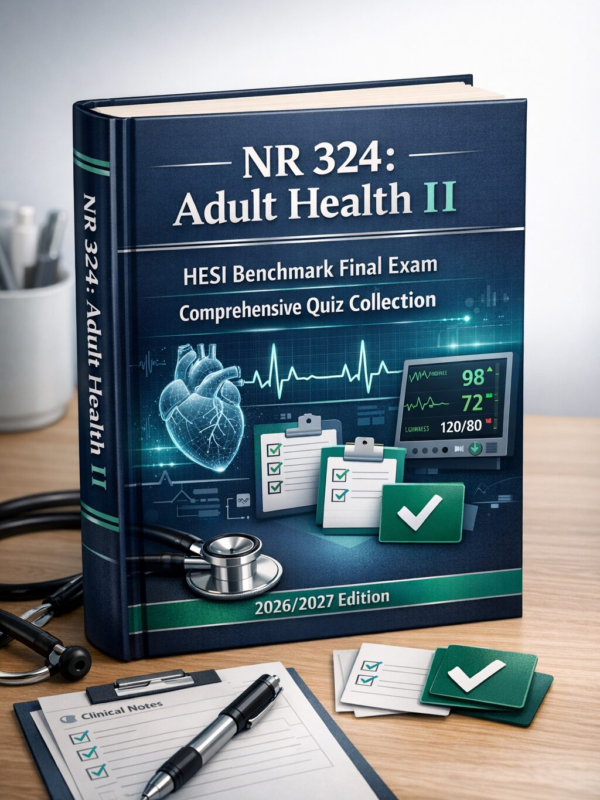 NR 324 Adult Health II HESI Benchmark Final Exam Comprehensive Quiz Collection 2026/2027