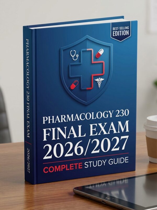 Create a premiu (20) Pharmacology 230 Final Exam 2026/2027 | Complete Study Guide with NCLEX-Style Questions