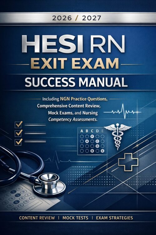 Create a premiu - 2026-07-08T155827.310 2026/2027 HESI RN Exit Exam Success Manual Including NGN Practice Questions