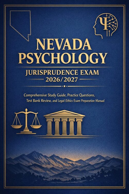 Create a premiu - 2026-07-08T163132.641 Nevada Psychology Jurisprudence Exam 2026/2027 Study Guide with Practice Tests & Ethics Review