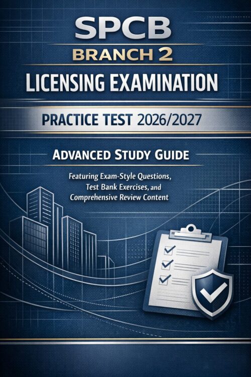 Create a premiu - 2026-07-08T171845.090 SPCB Branch 2 Licensing Exam Practice Test 2026/2027 with Study Guide & Test Bank
