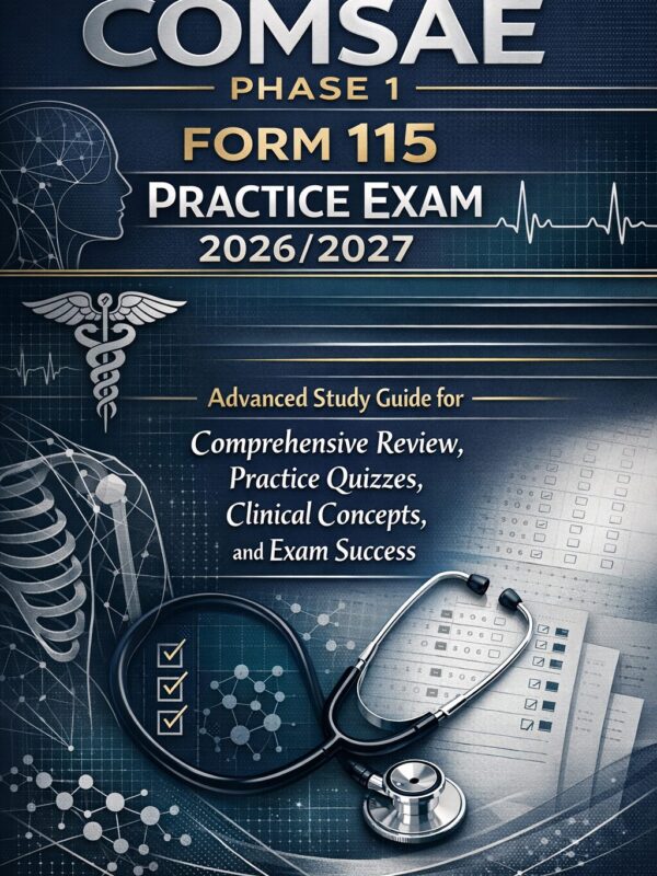Create a premiu - 2026-07-08T185811.082 COMSAE Phase 1 Form 115 Practice Exam Guide 2026/2027 with Quizzes & Clinical Review