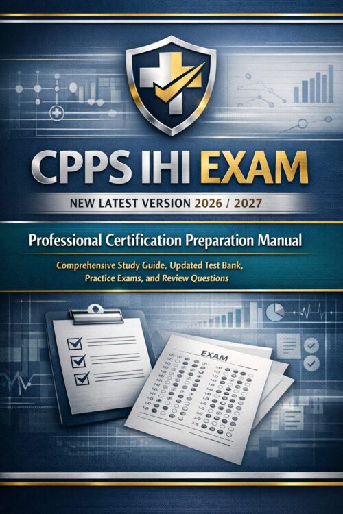 Create a premiu - 2026-07-08T191838.720 CPPS IHI Exam New Latest Version 2026/2027 Professional Certification Prep Manual