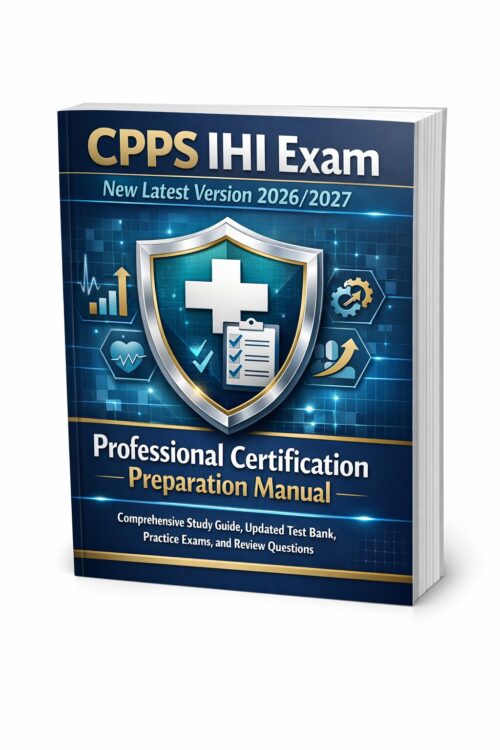 Create a premiu - 2026-07-08T192038.868 CPPS IHI Exam New Latest Version 2026/2027 Professional Certification Prep Manual