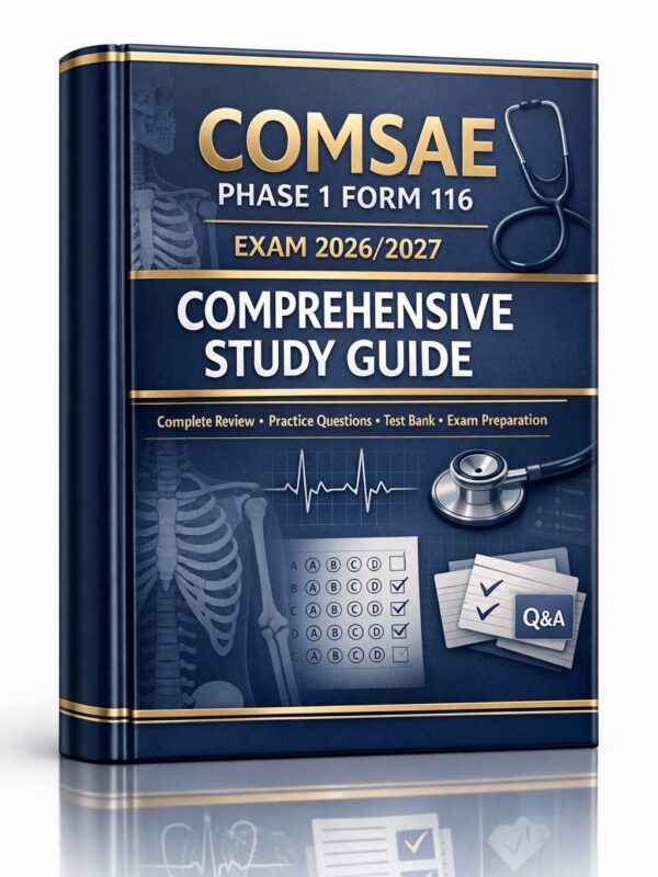 Create a premiu - 2026-07-15T215236.589 COMSAE Phase 1 Form 116 Exam Study Guide 2026/2027 | Practice Questions & Test Bank