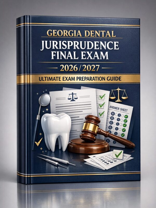 Georgia Dental Jurisprudence Final Exam 2026/2027 All-in-One Study Guide | Practice Exams & Test Bank