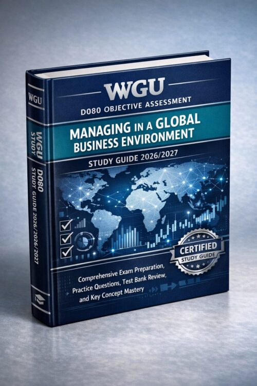 Create a premiu - 2026-07-16T010343.097 WGU D080 Objective Assessment 2026/2027: Managing in a Global Business Environment Study Guide & Practice Questions