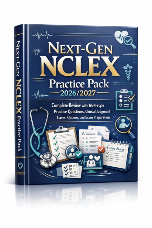 Next-Gen NCLEX Practice Pack 2026/2027: Complete Review with NGN-Style Practice Questions, Clinical Judgment Cases, Quizzes, and Exam Preparation