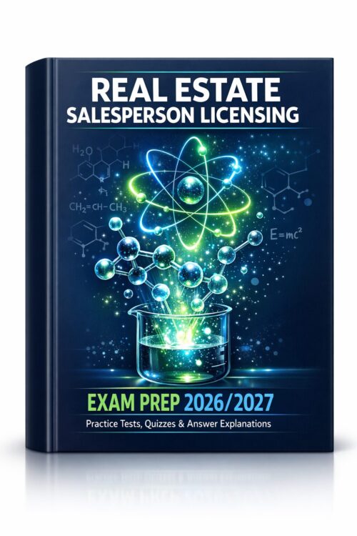 Create a premiu - 2026-07-16T100035.057 Real Estate Salesperson Licensing Exam Prep 2026/2027: Practice Tests, Quizzes & Answer Explanations