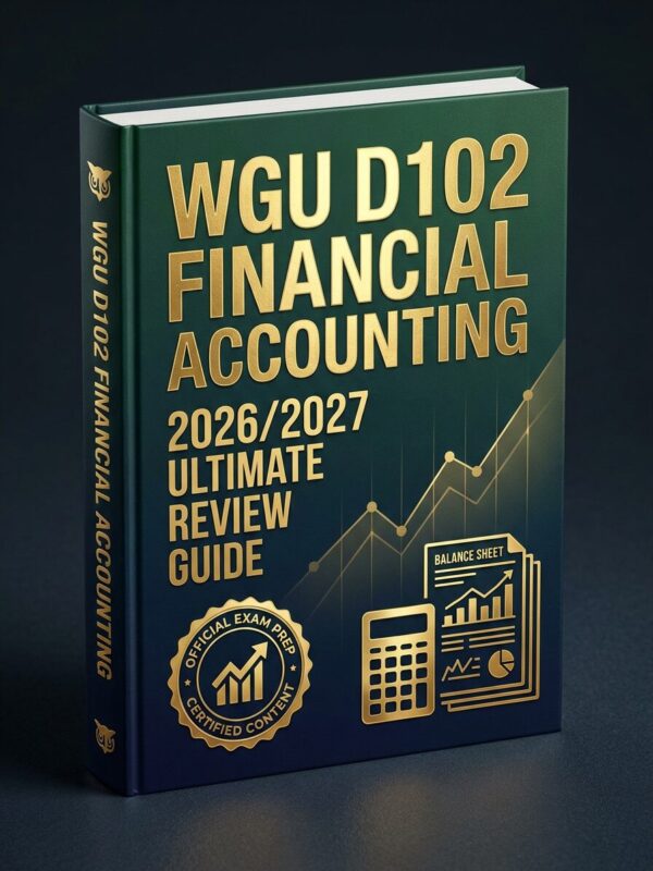 WGU D102 Financial Accounting 2026/2027 Ultimate Review Guide