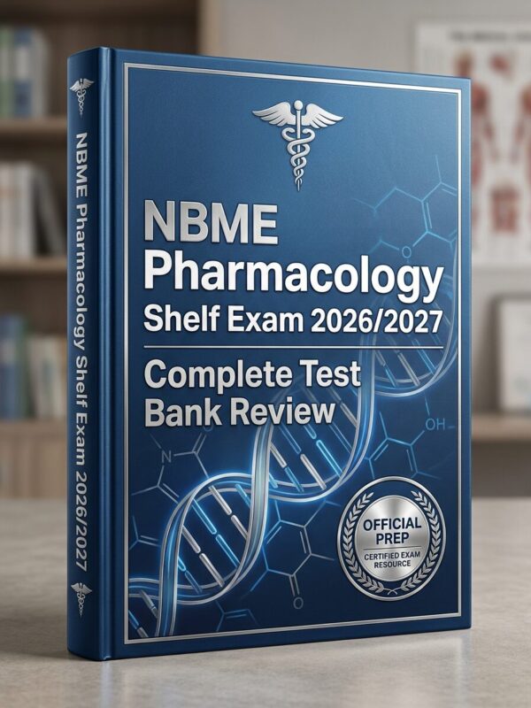 Create a premiu - 2026-07-16T153654.024 NBME Pharmacology Shelf Exam Complete Test Bank Review 2026/2027