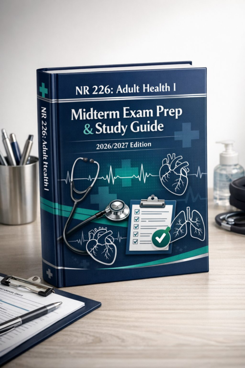 NR 226 Adult Health I Midterm Exam Prep and Study Guide 2026/2027