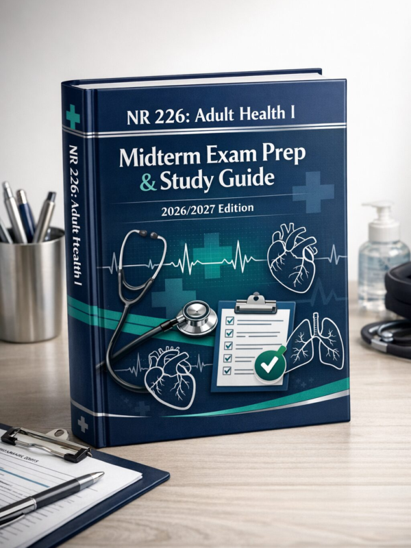 NR 226 Adult Health I Midterm Exam Prep and Study Guide 2026/2027