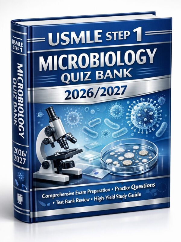 Create a premiu (33) USMLE Step 1 Microbiology Quiz Bank 2026/2027 | Practice Questions & High-Yield Guide