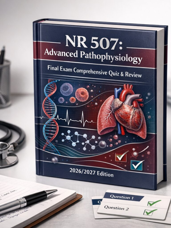 Create a premiu (34) NR 507 Advanced Pathophysiology Final Exam Comprehensive Quiz & Review 2026/2027