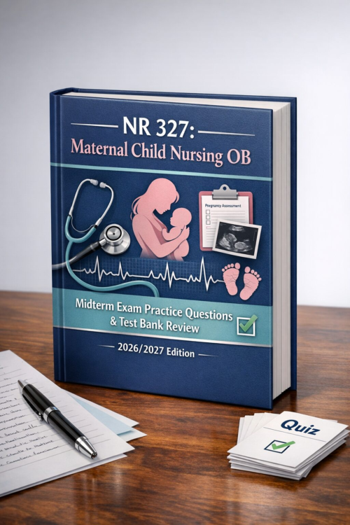 NR 327 Maternal Child Nursing OB Midterm Exam Practice Questions & Test Bank Review 2026/2027