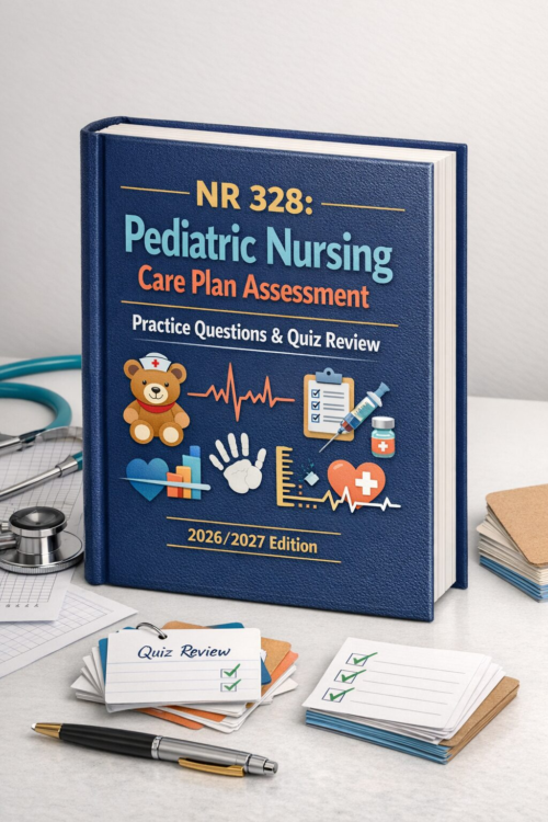 NR 328 Pediatric Nursing Care Plan Assessment Practice Questions & Quiz Review 2026/2027