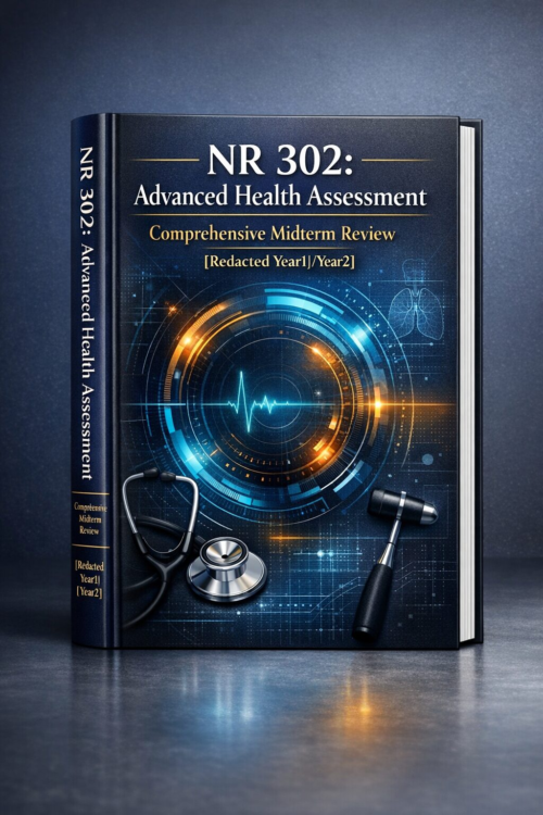 Create a premiu (41) NR 302 Advanced Health Assessment Comprehensive Midterm Review (2026/2027)