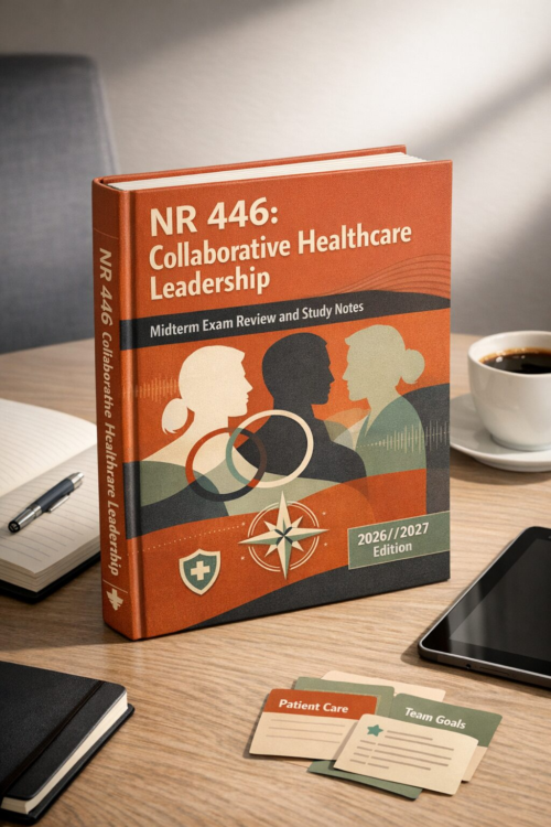 Create a premiu (42) NR 446 Collaborative Healthcare Leadership Midterm Exam Review & Study Notes 2026/2027