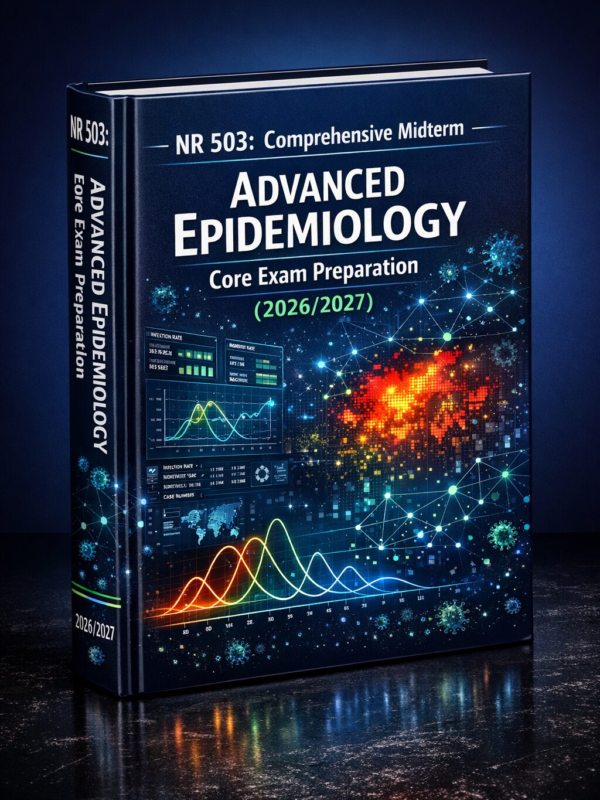 Create a premiu (43) NR 503 Advanced Epidemiology Core Midterm Exam Preparation Guide 2026/2027