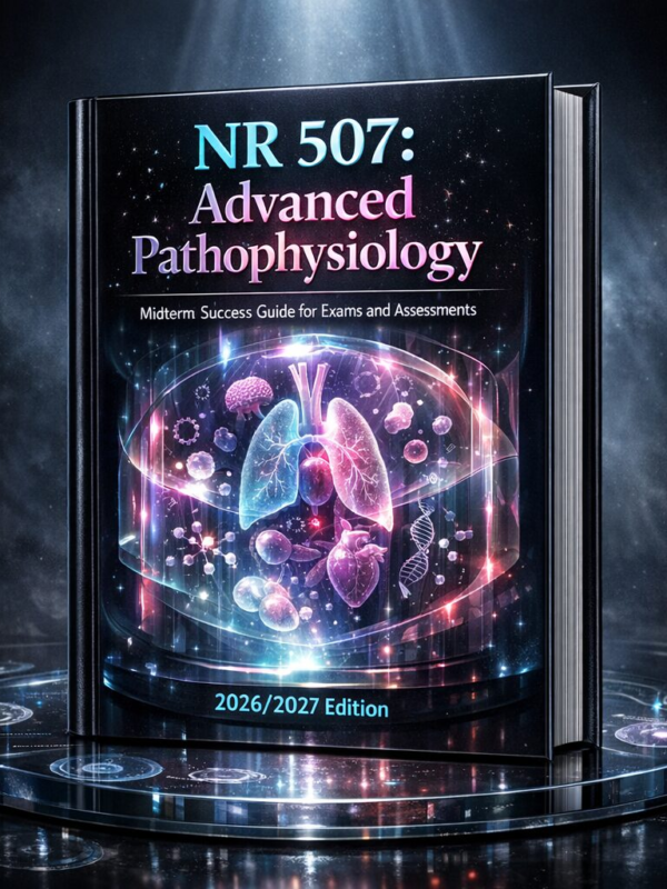 Create a premiu (44) NR 507 Advanced Pathophysiology Midterm Success Guide for Exams and Assessments 2026/2027