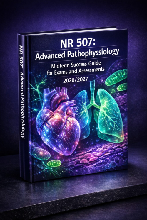 NR 507 Advanced Pathophysiology Midterm Success Guide for Exams and Assessments 2026/2027