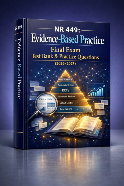 Create a premiu (45) NR 449 Evidence-Based Practice Final Exam Test Bank & Practice Questions 2026/2027