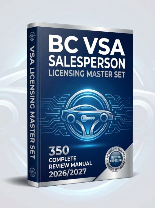Create a premiu (45) BC VSA Salesperson Licensing Complete Review Manual 2026/2027 | Practice Questions & Mock Exams