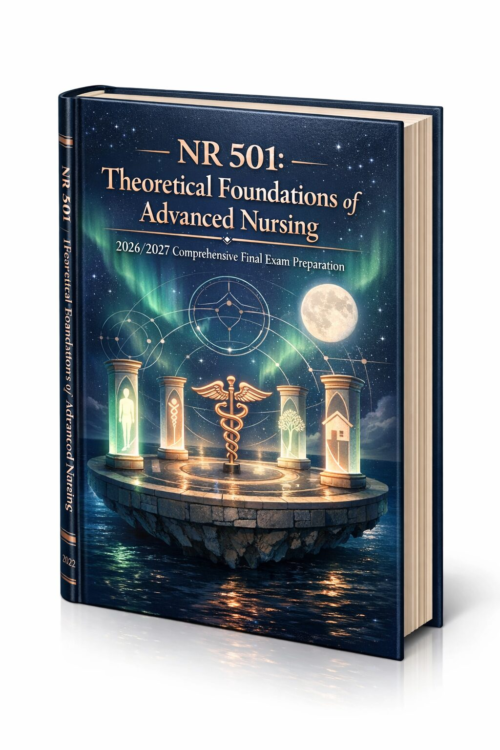 NR 501 Theoretical Foundations of Advanced Nursing Comprehensive Final Exam Preparation 2026/2027
