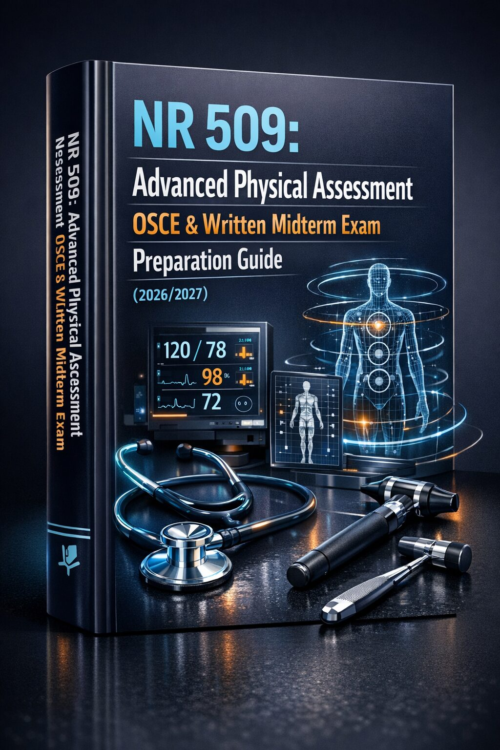 NR 509 Advanced Physical Assessment OSCE & Written Midterm Exam Preparation Guide 2026/2027