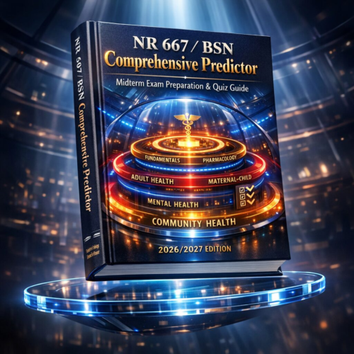NR 667 BSN Comprehensive Predictor Midterm Exam Preparation & Quiz Guide 2026/2027