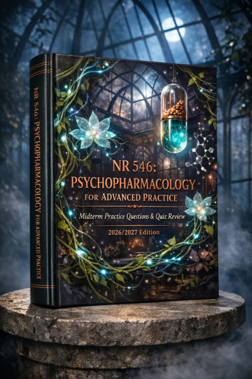 NR 546 Psychopharmacology for Advanced Practice Midterm Practice Questions & Quiz Review 2026/2027