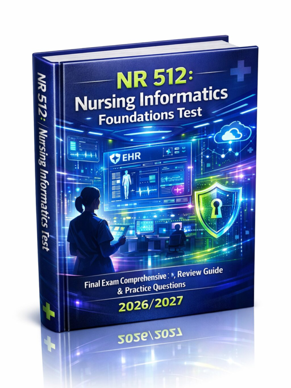 Create a premiu (56) NR 512 Nursing Informatics Foundations Final Exam Comprehensive Prep, Review Guide & Practice Questions 2026/2027