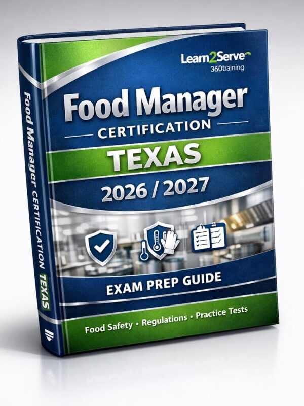 Create a premiu (6) Food Manager Certification Texas Learn2Serve 360training 2026/2027 Exam Prep Guide