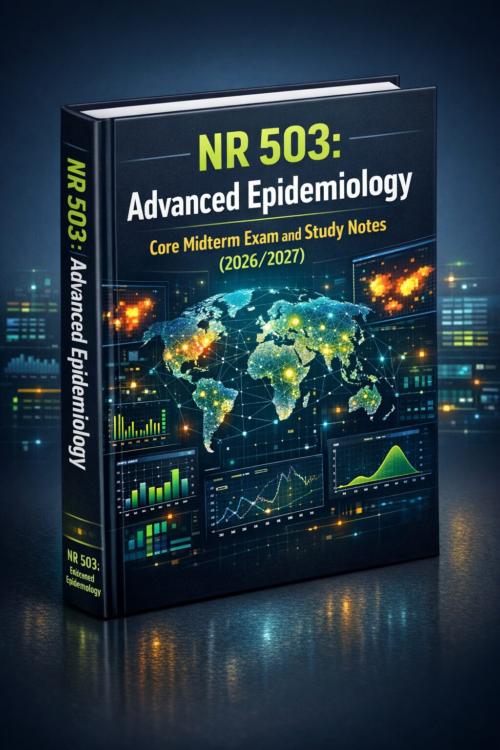 NR 503 Advanced Epidemiology Core Midterm Exam Review and Study Notes 2026/2027