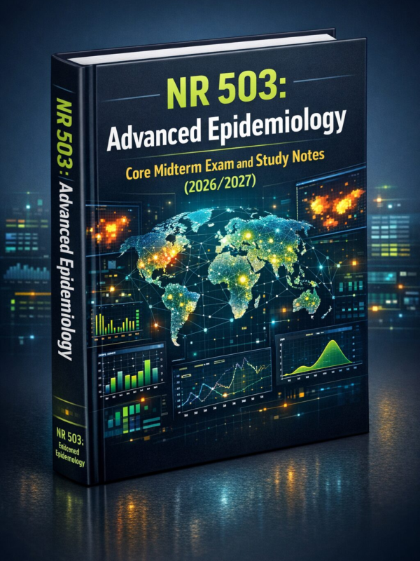 Create a premiu (60) NR 503 Advanced Epidemiology Core Midterm Exam Review and Study Notes 2026/2027