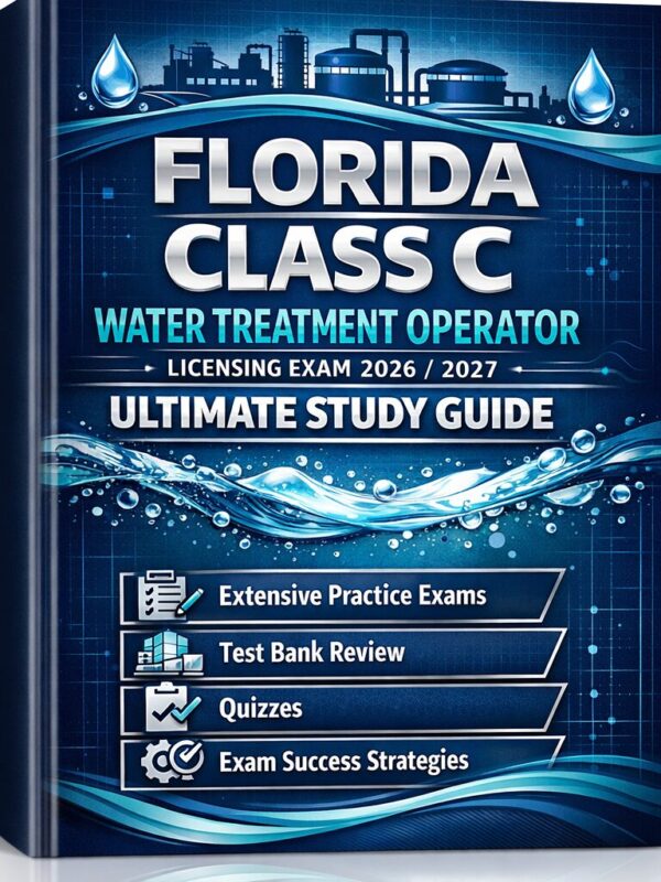 Florida Class C Water Treatment Operator Licensing Exam 2026/2027 Ultimate Study Guide