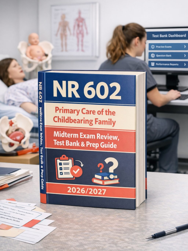 NR 602 Midterm Exam Review 2026/2027 | Childbearing Family Test Bank & Prep Guide