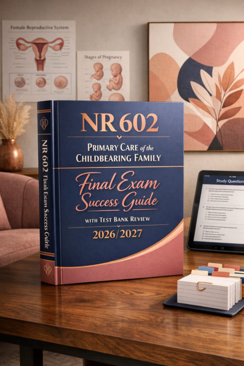NR 602 Final Exam Success Guide 2026/2027 | Childbearing Family Test Bank Review