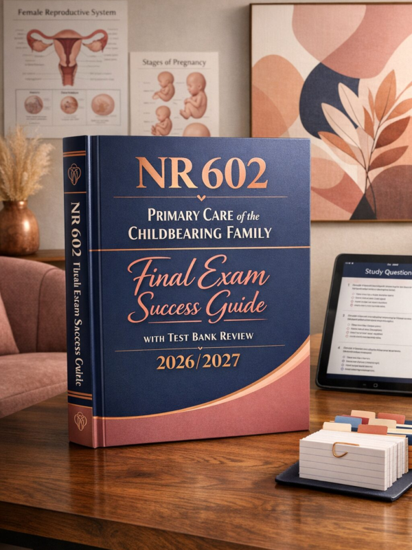 NR 602 Final Exam Success Guide 2026/2027 | Childbearing Family Test Bank Review