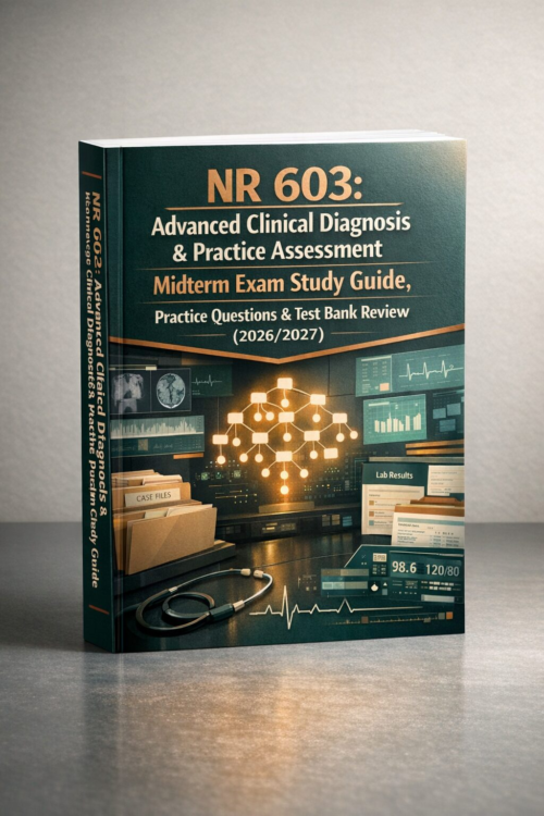 Create a premiu (72) NR 603 Midterm Exam Study Guide 2026/2027 | Practice Questions & Test Bank Review
