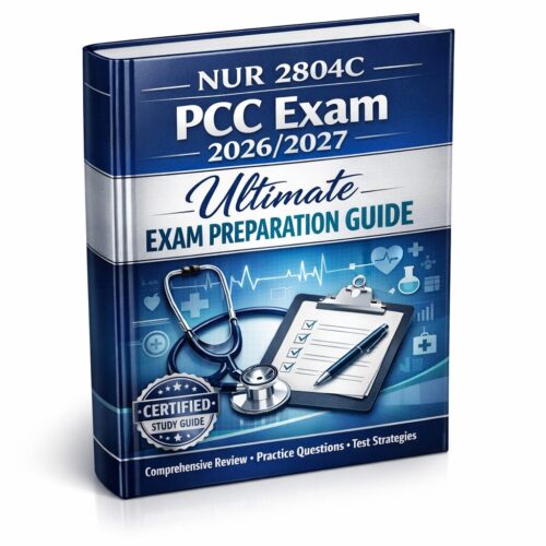 Create a premiu (74) NUR 2804C PCC Exam 2026/2027 Prep Guide | Test Bank Review & Practice Tests