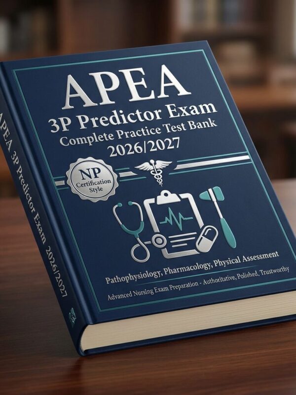 Create a premiu (81) APEA 3P Predictor Exam 2026/2027 | Complete Practice Test Bank & Detailed Rationales