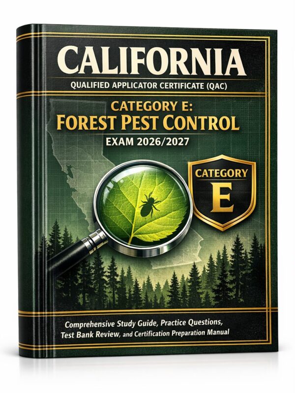 Create a premiu (88) California Qualified Applicator Certificate (QAC) Category E: Forest Pest Control Exam 2026/2027 Comprehensive Study Guide